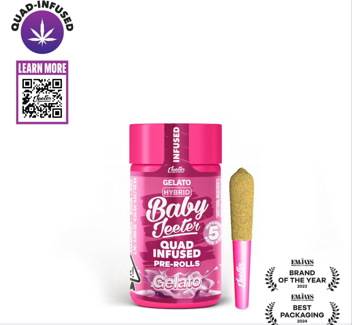 Baby Jeeter | Quad-Infused - Gelato