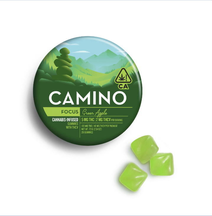 Camino Green Apple "Focus" THCV Gummies