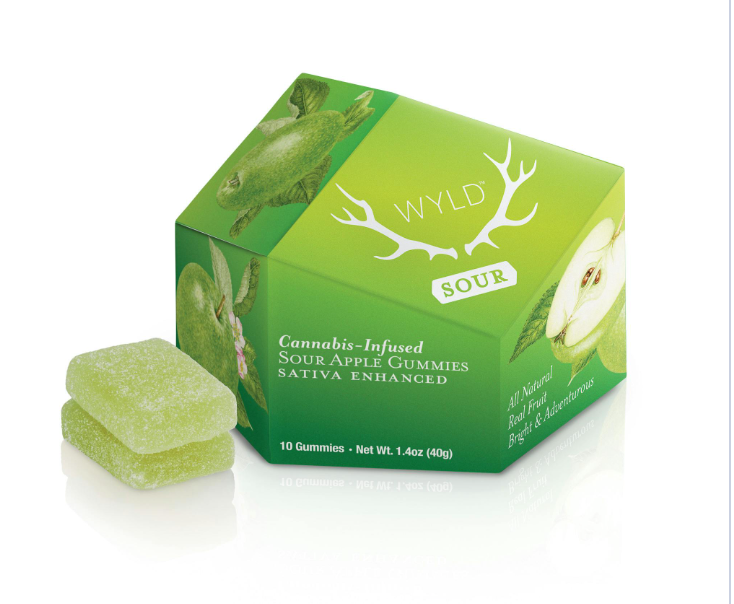 Sour Apple Sativa Enhanced Gummies | 100mg