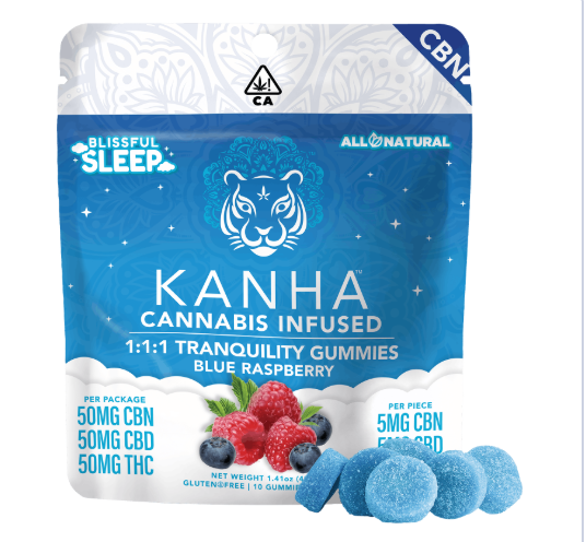 KANHA | Tranquility SLEEP | 1:1:1 | 50mg CBN/50mg CBD/50mg THC