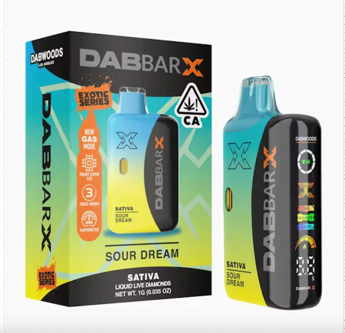DABBAR X Exotic Series - Sour Dream 2G - Liquid Diamond Vape