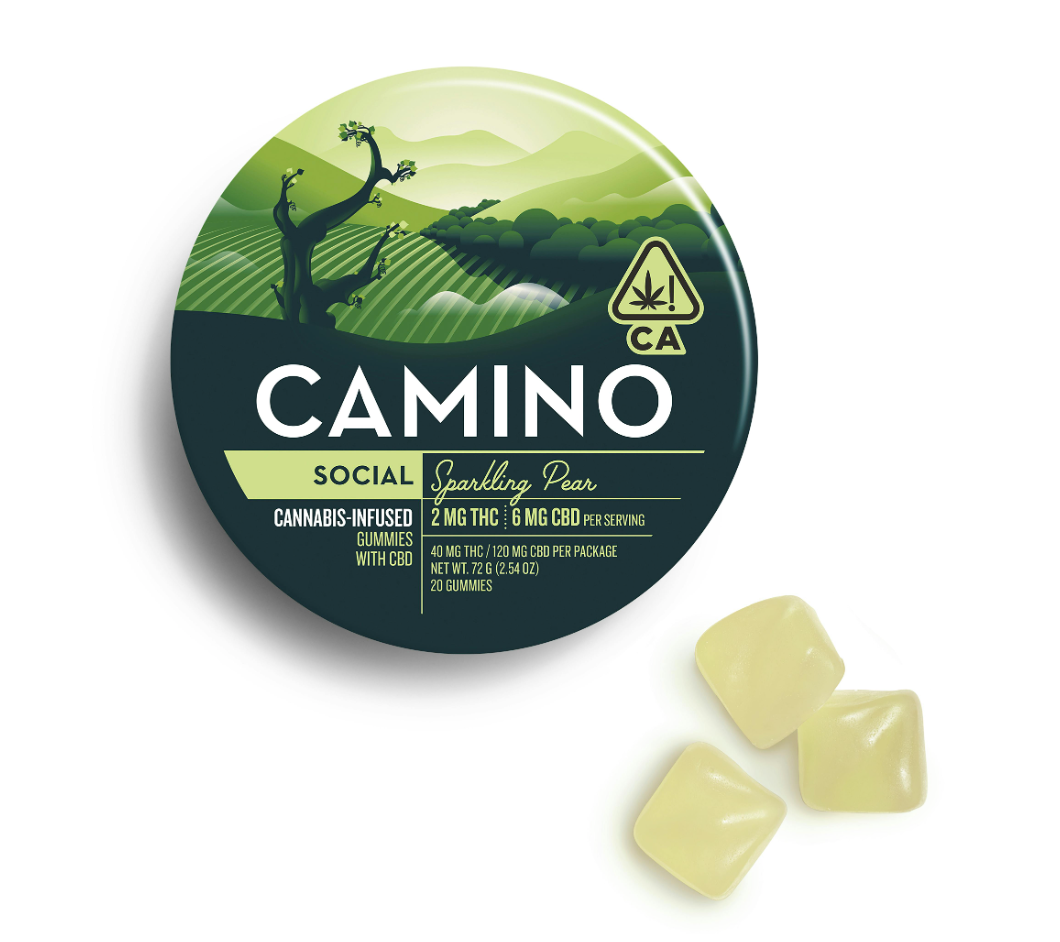 Camino Sparkling Pear CBD "Social" Gummies
