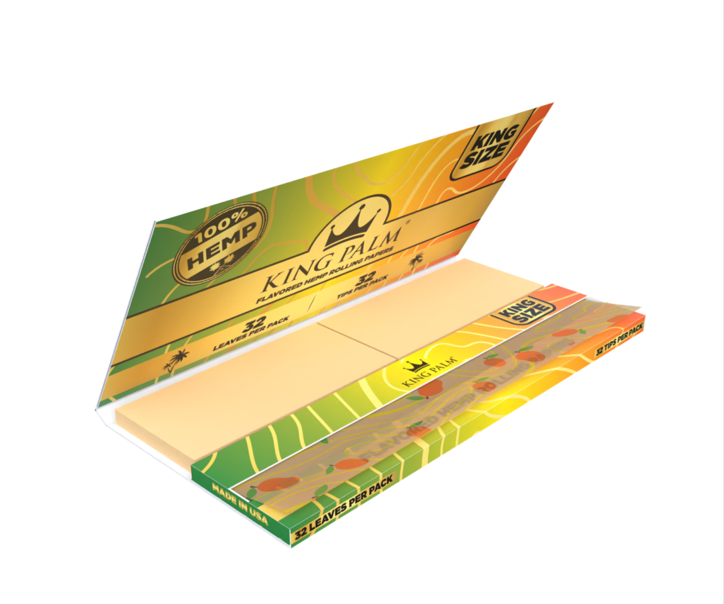 Hemp Rolling Papers – Mango – King Size