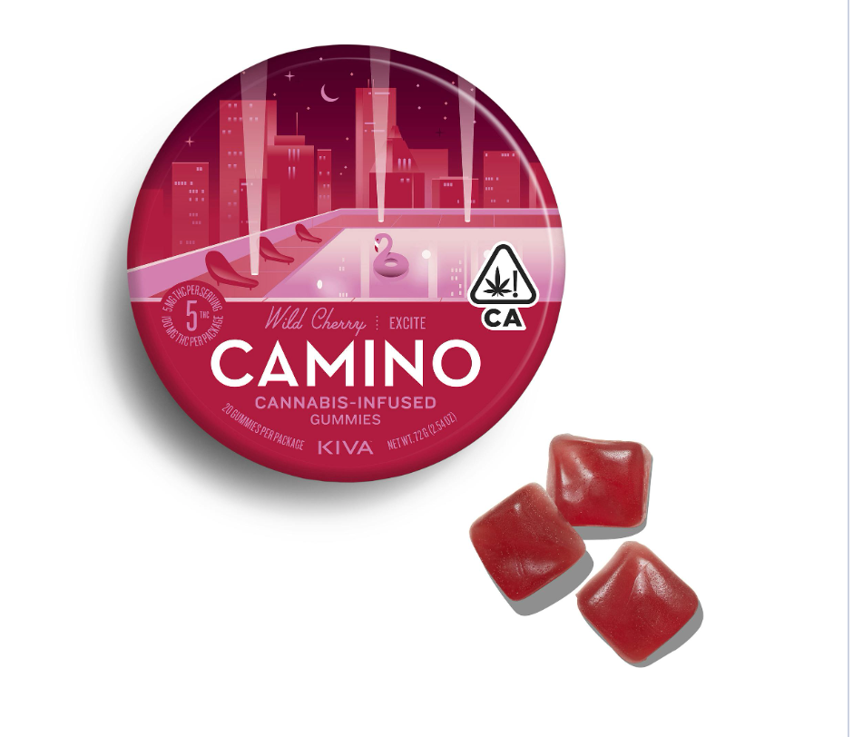 Camino Wild Cherry "Excite" Gummies