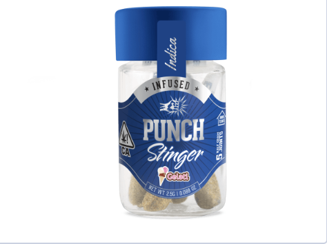 Gelati Stinger (Indica) 5 Pre Rolls 2.5g