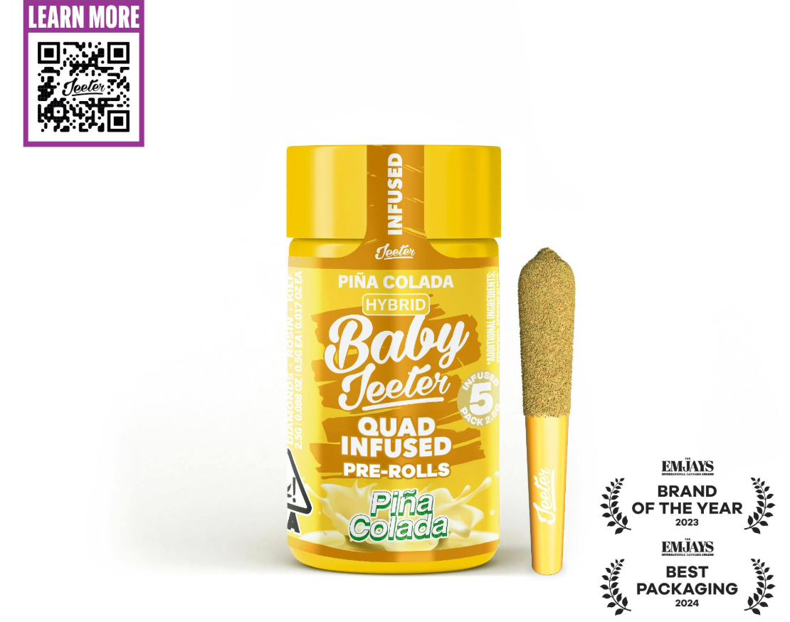 Baby Jeeter | Quad-Infused - Pina Colada