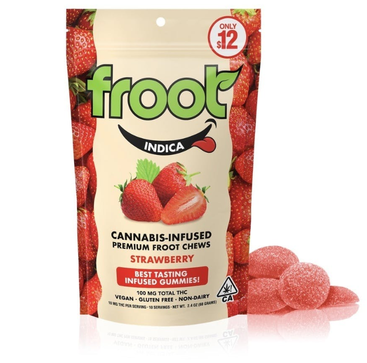 Froot Strawberry Gummies - 100mg