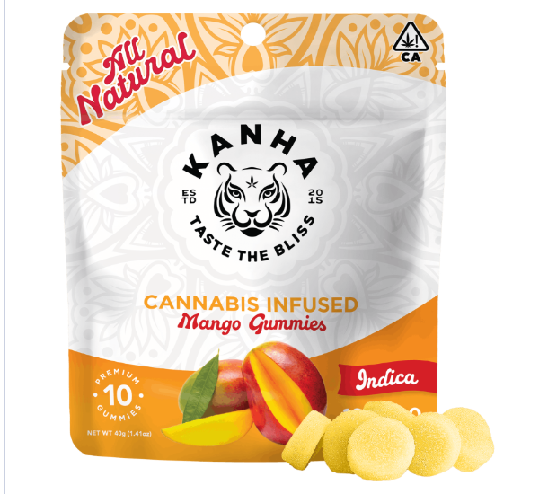 KANHA | Mango | Indica | 100mg THC | 10-pack
