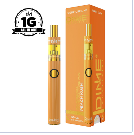 Peach Kush 1000mg All in One Device