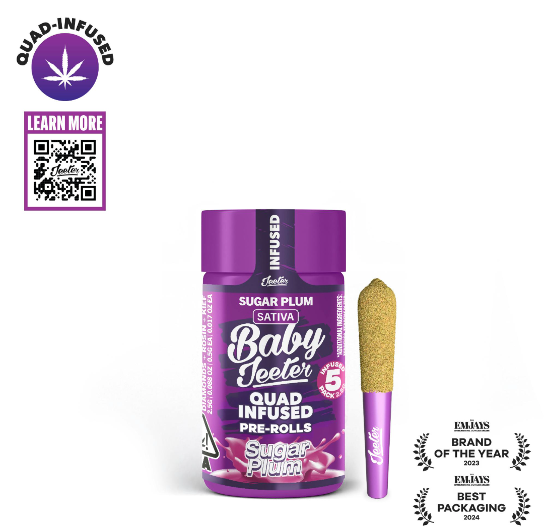 Baby Jeeter | Quad-Infused - Sugar Plum