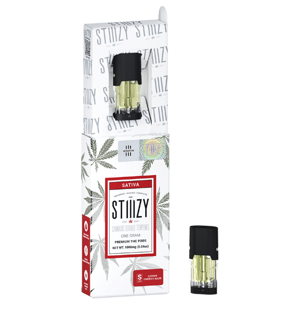 Vape Cartridge - LEMON CHERRY HAZE 1G CDT Pod - STIIIZY
