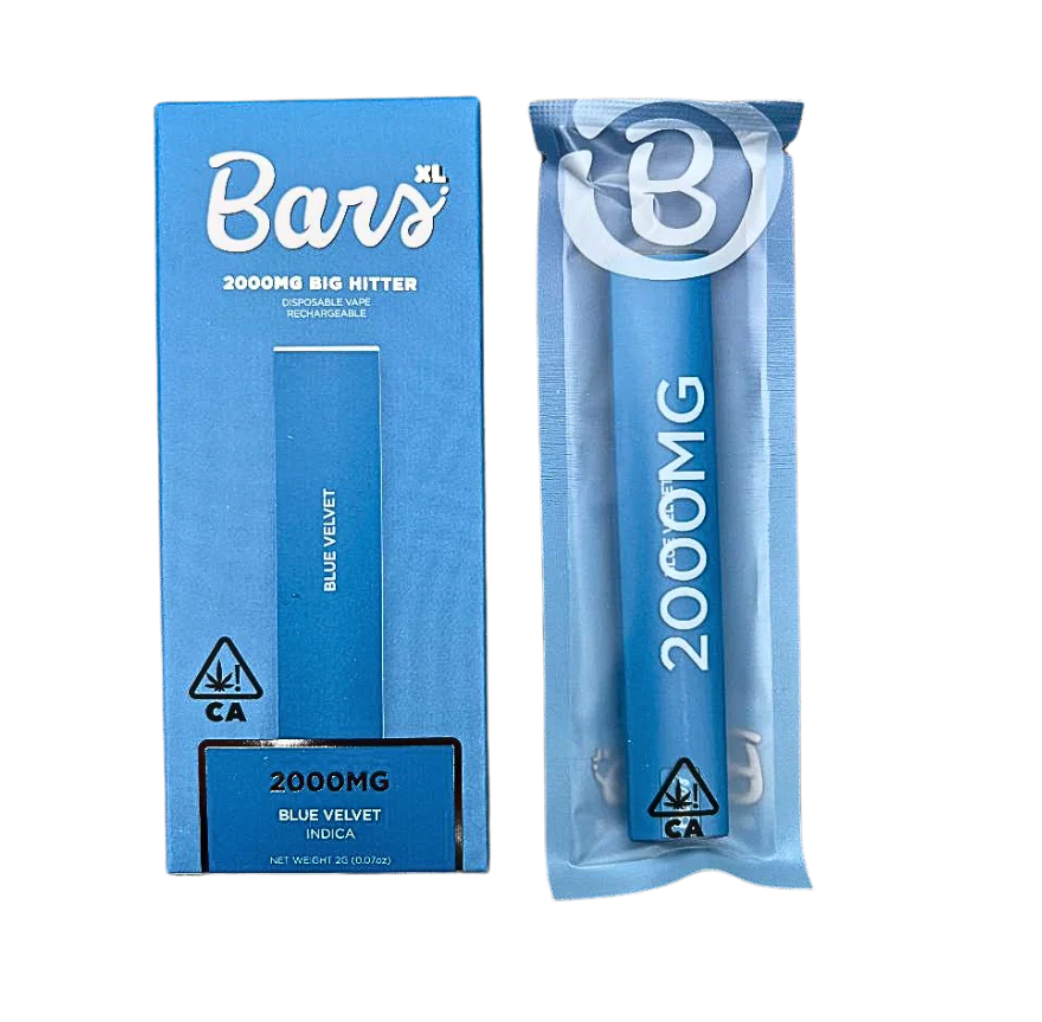 BARS XL "BLUE VELVET" 2G DISPOSABLE