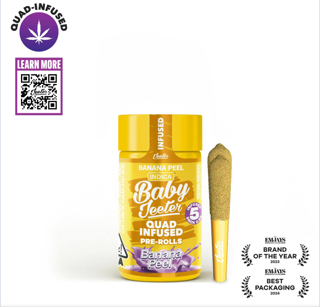 Baby Jeeter | Quad-Infused - Banana Peel