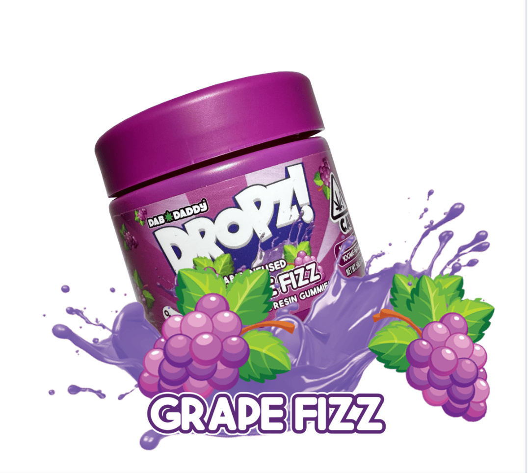 DROPZ! by DAB DADDY® Grape Fizz Gummies - Hybrid