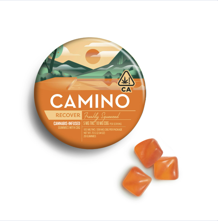 Camino Freshly Squeezed (Recover) CBG Gummies