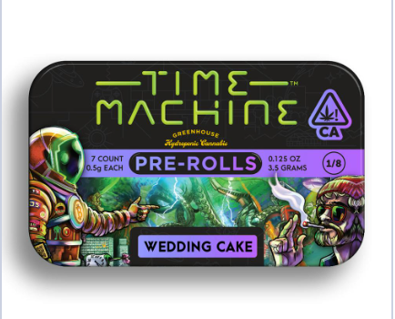 Wedding Cake Indica Pre-Roll .5g 7-Pack (3.5g)