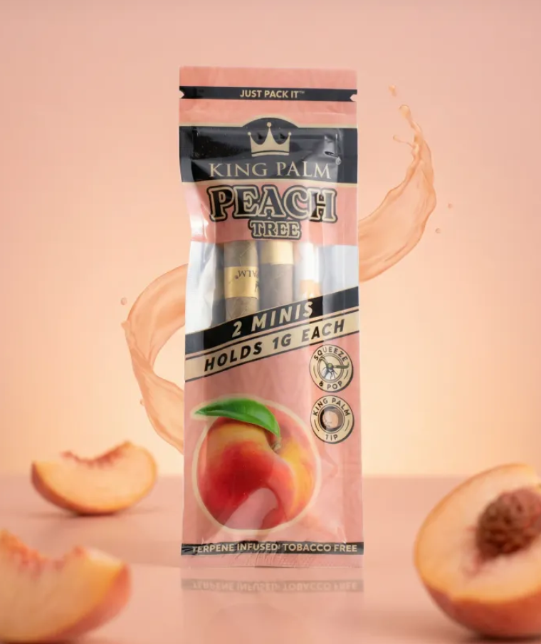 2 Mini Rolls - Peach Tree