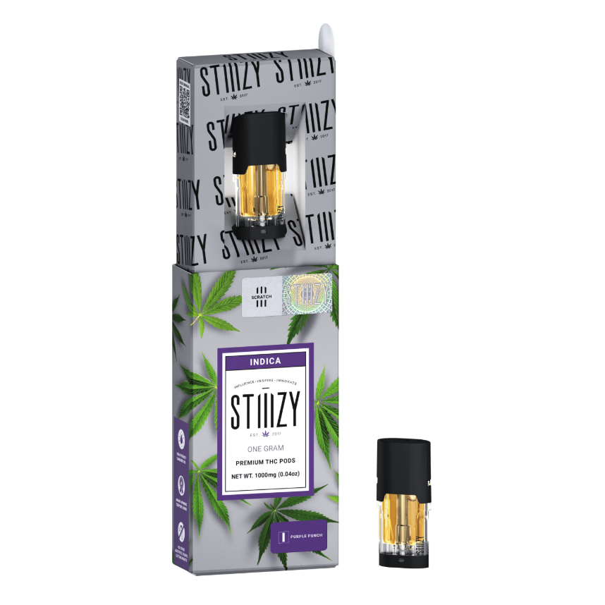 Vape Cartridge - PURPLE PUNCH 1G Original THC Pod - STIIIZY