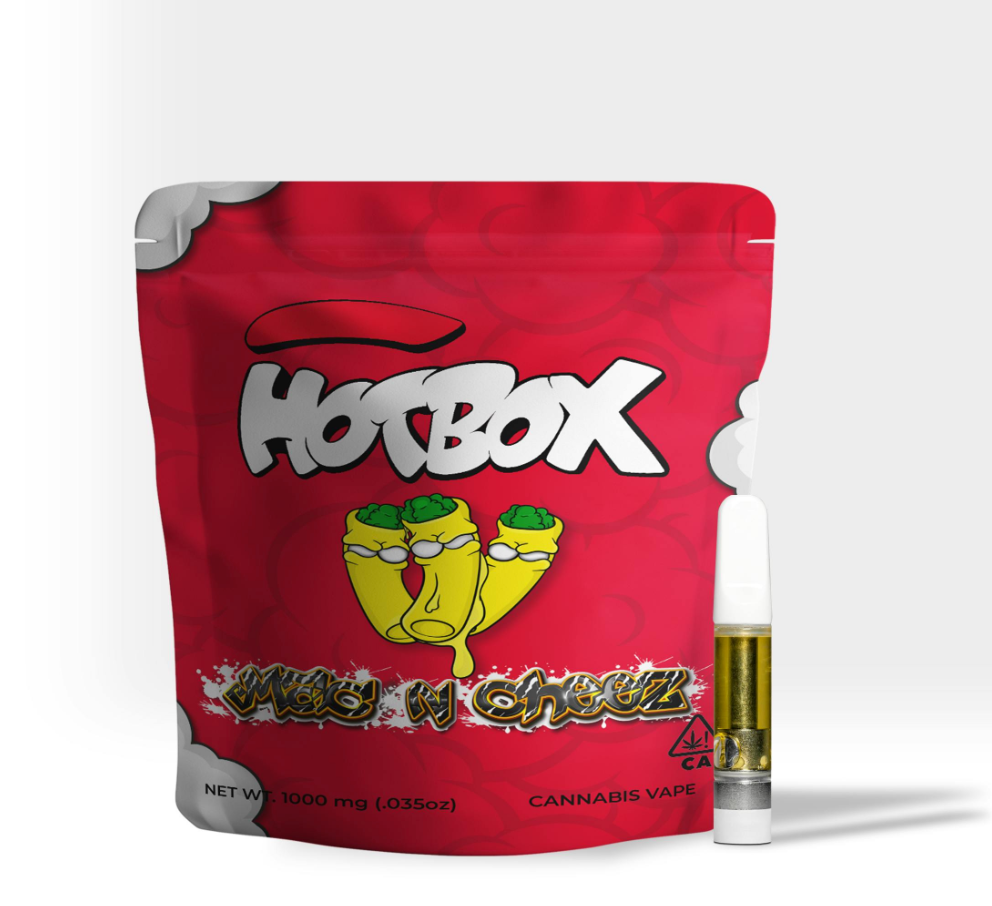 HOTBOX | Mac n Cheese Sativa 510 Vape Carts (1g)