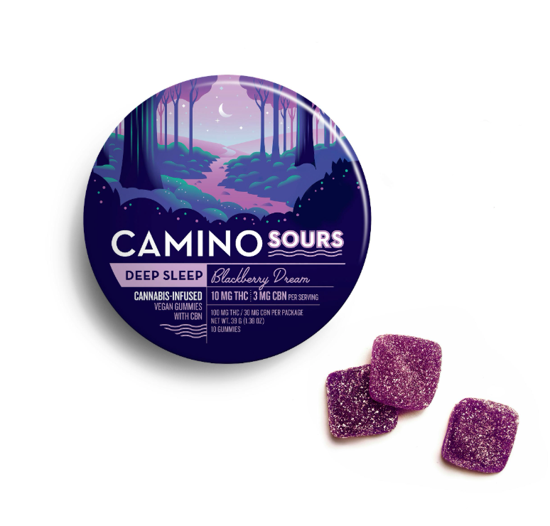 Camino Sours 10:3 CBN Blackberry Dream "Sleep" Gummies