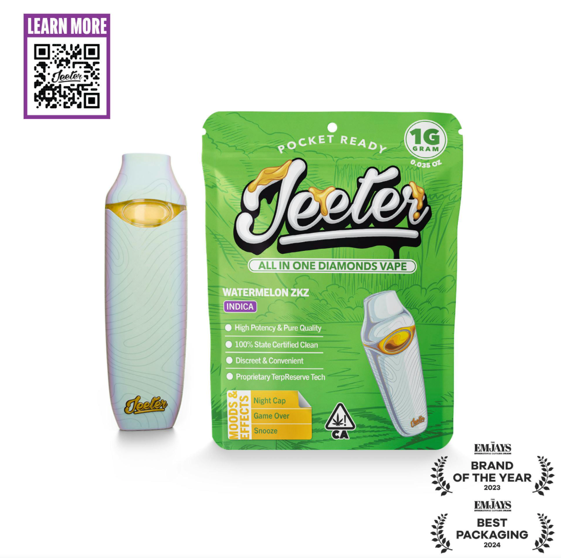 Jeeter All In One Diamonds Vape - Watermelon ZKZ