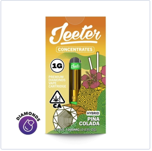 Jeeter Concentrates Diamonds Vape Cartridge - Pina Colada
