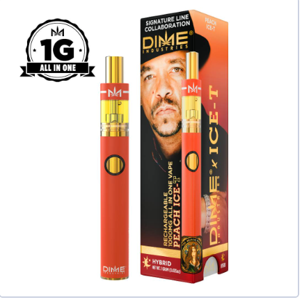 Peach Ice-T 1000mg All in One Vape Device | Ice-T Collaboration