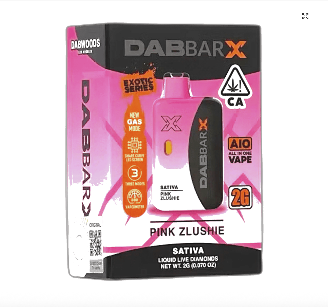 DABBAR X Exotic Series - Pink Zlushie - Liquid Diamond Vape