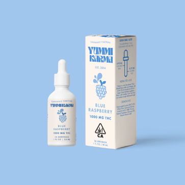Yummi Karma Drops - Blue Raspberry 1000mg THC