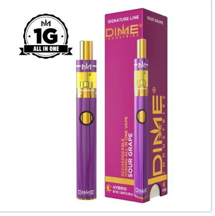 Sour Grape 1000mg All in One Device