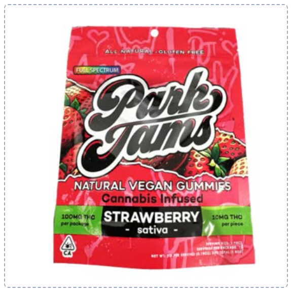Strawberry Gummies - 100mg - Sativa