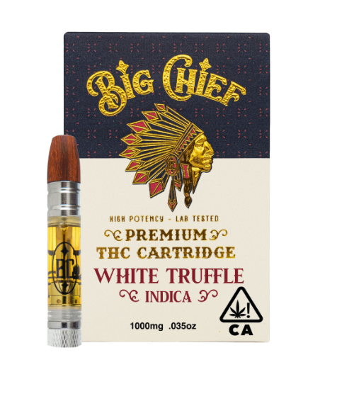 Big Chief THC Cartridge 1G - White Truffle
