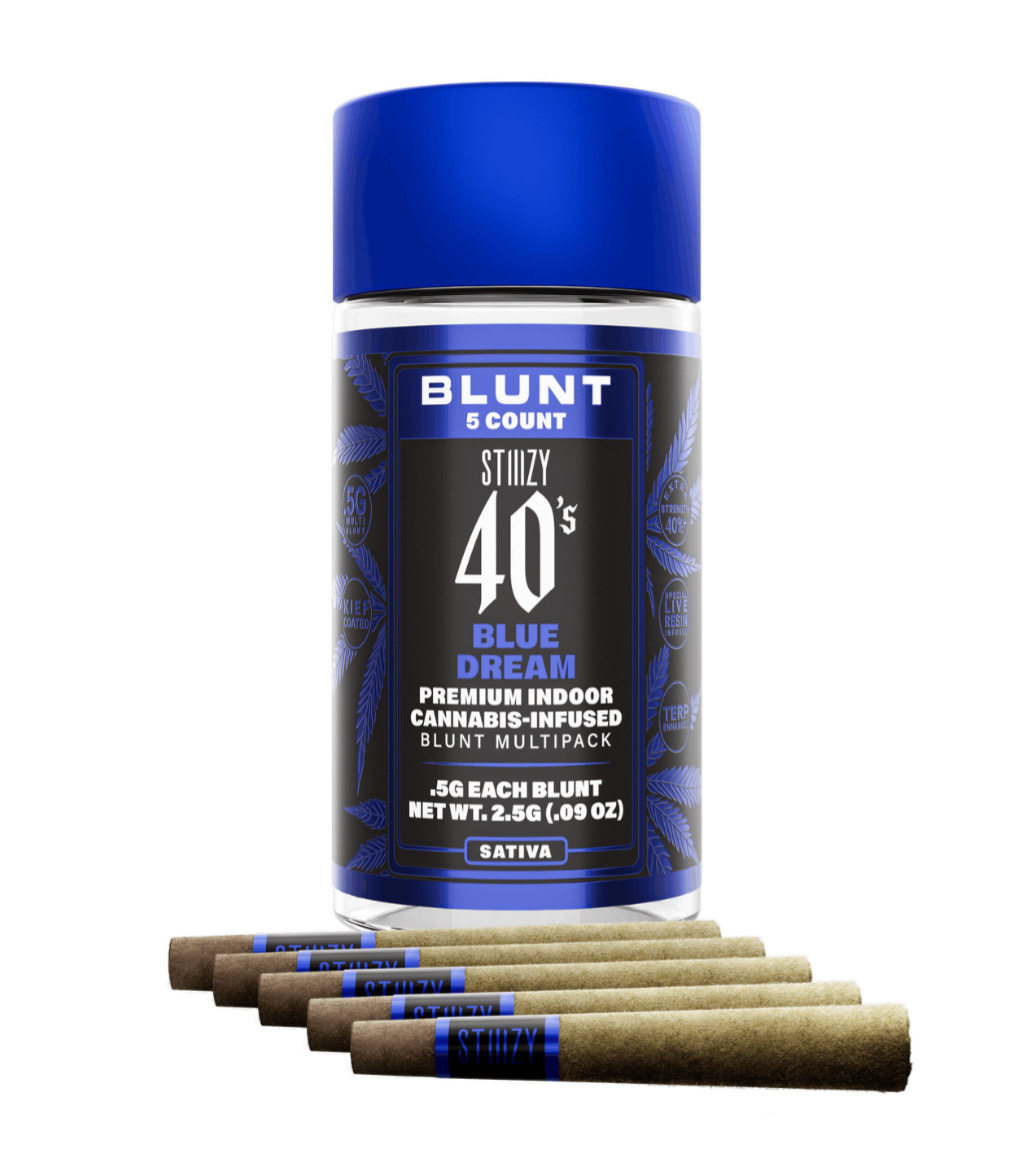 BLUE DREAM - .5G 40's Infused Mini Blunt 5 Pack