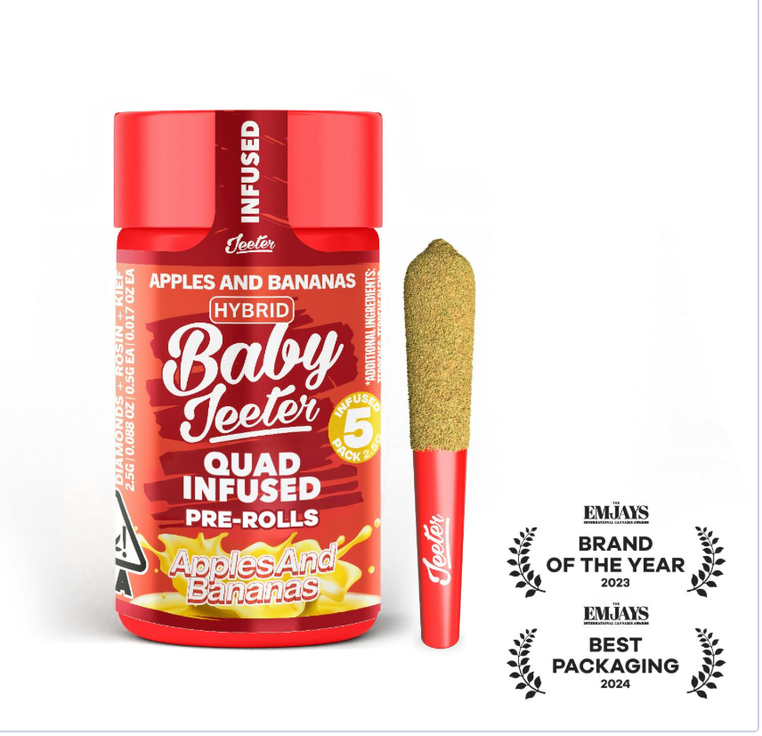 Baby Jeeter | Quad-Infused - Apples and Bananas