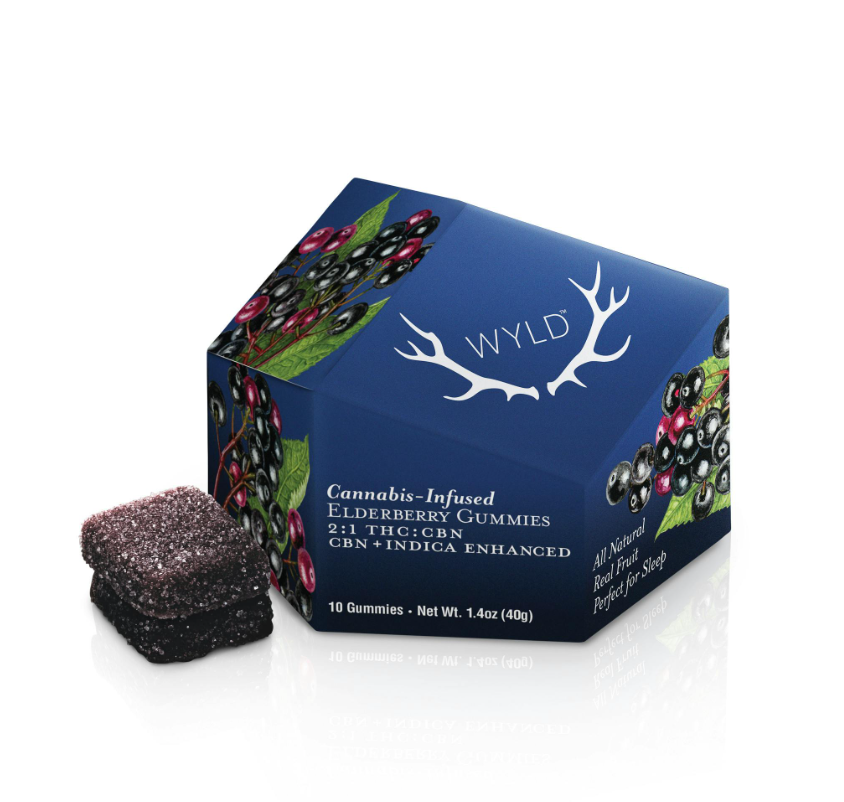 Elderberry 2:1 CBN + Indica Enhanced Gummies | 100mg:50mg