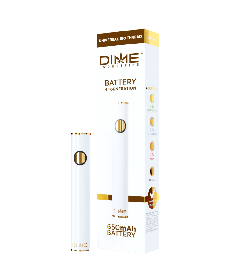 Dime Industries 4th Generation 510 Thread Battery