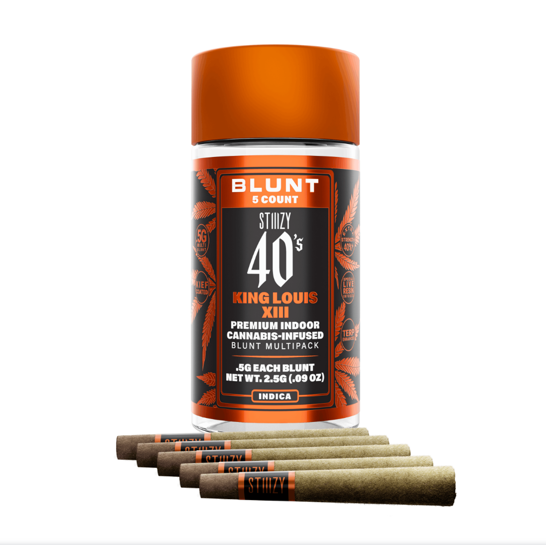 KING LOUIS XIII - .5G 40's Infused Mini Blunt 5 Pack