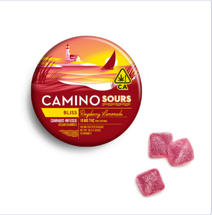 Camino Sours Raspberry Lemonade 'Bliss' Gummies