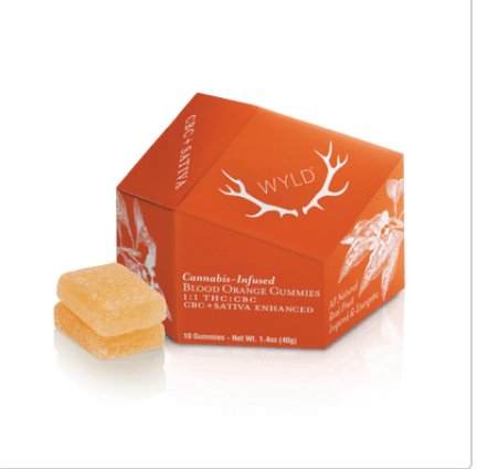 Blood Orange 1:1 CBC Sativa Enhanced Gummies