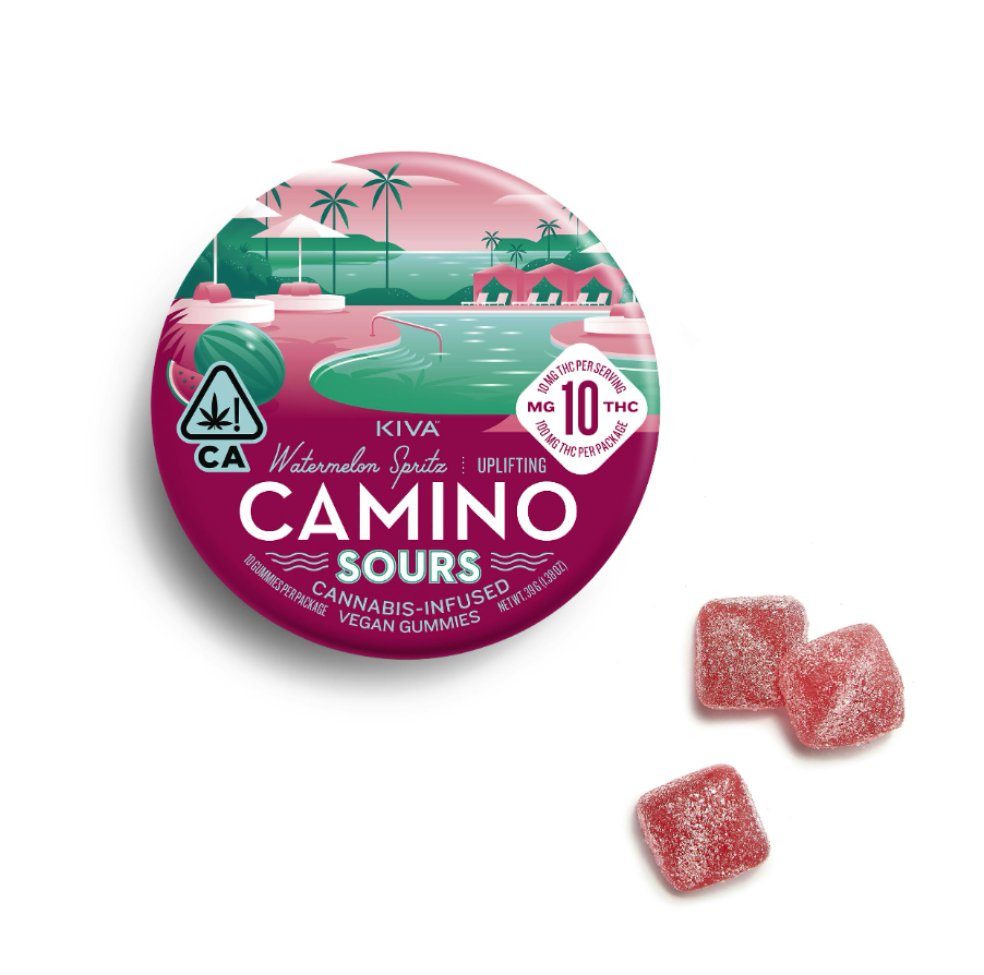 Camino Sours 10mg Watermelon Spritz "Uplifting" Gummies